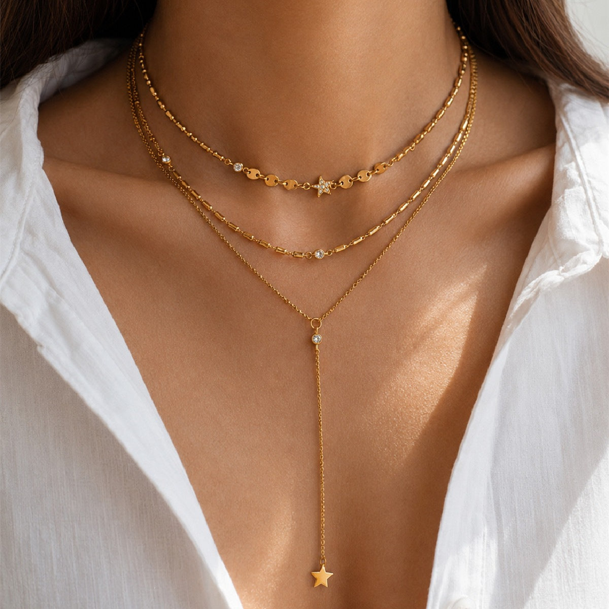 Heart Shape Pendant Necklace For Women With 304 Stainless Steel Chain And Pendant, PVD Coated For Durability