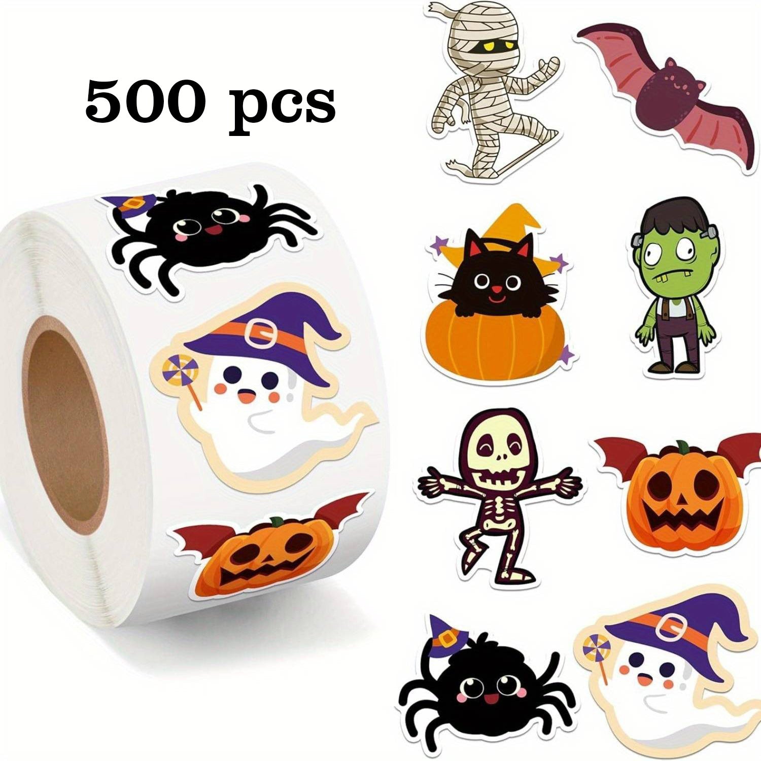 Halloween Graffiti Stickers In PVC Self-Adhesive Material For Festival Decoration