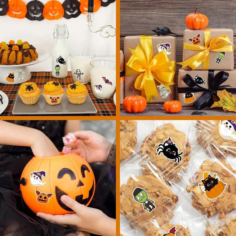 Halloween Graffiti Stickers In PVC Self-Adhesive Material For Festival Decoration