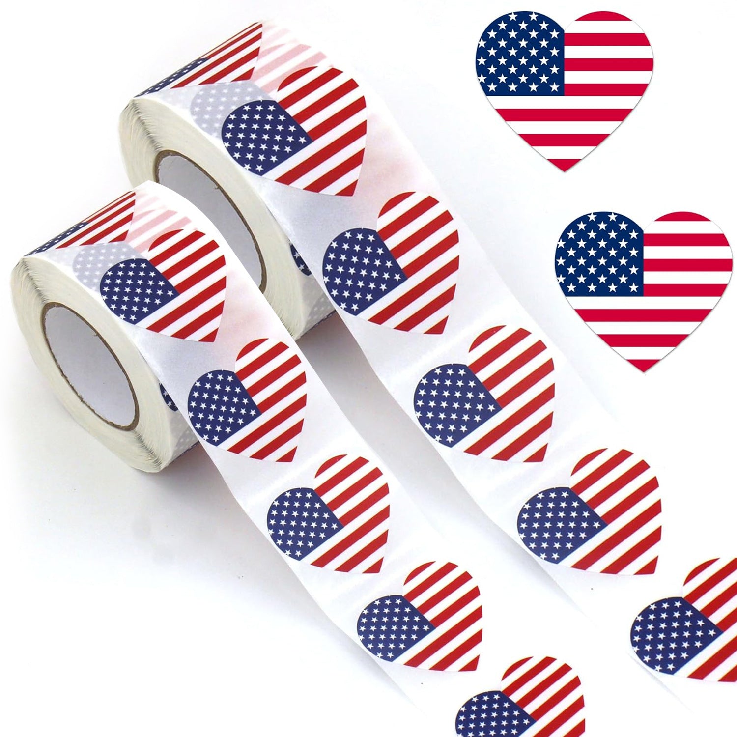 National Flag Independence Day Stickers, 1 Roll Copper Plate Sticker For Festival Celebration