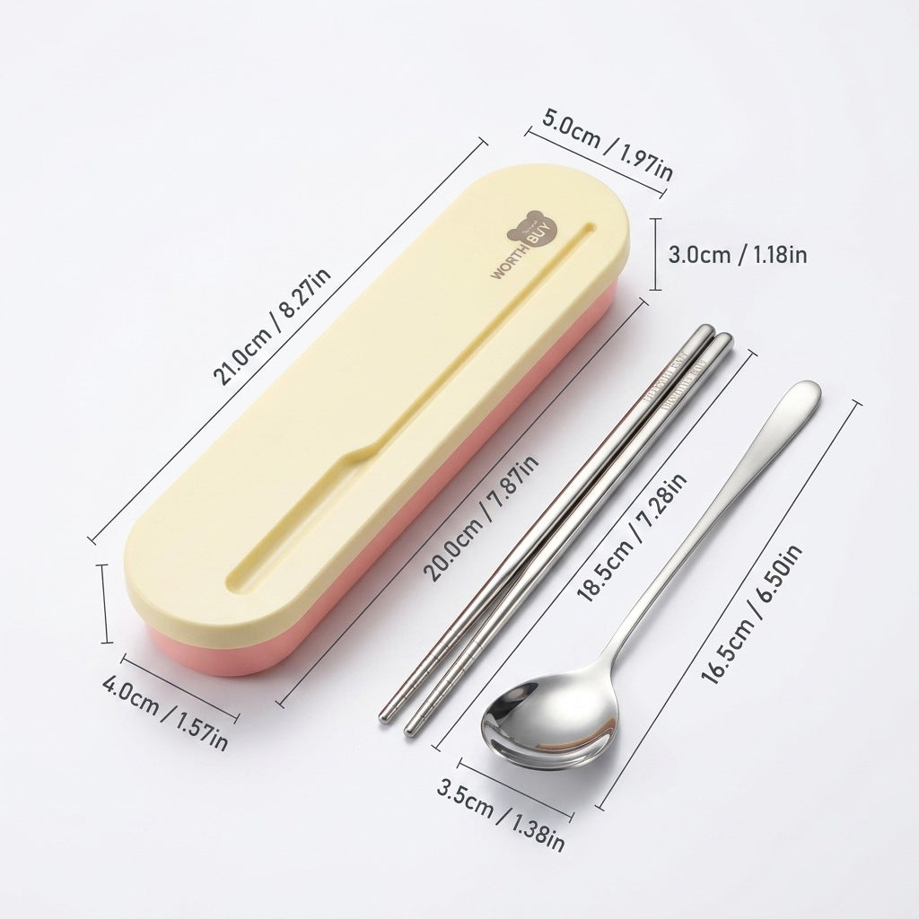 Bento Box With 304 Stainless Steel Inner Liner, Portable And Foldable For Convenient Use