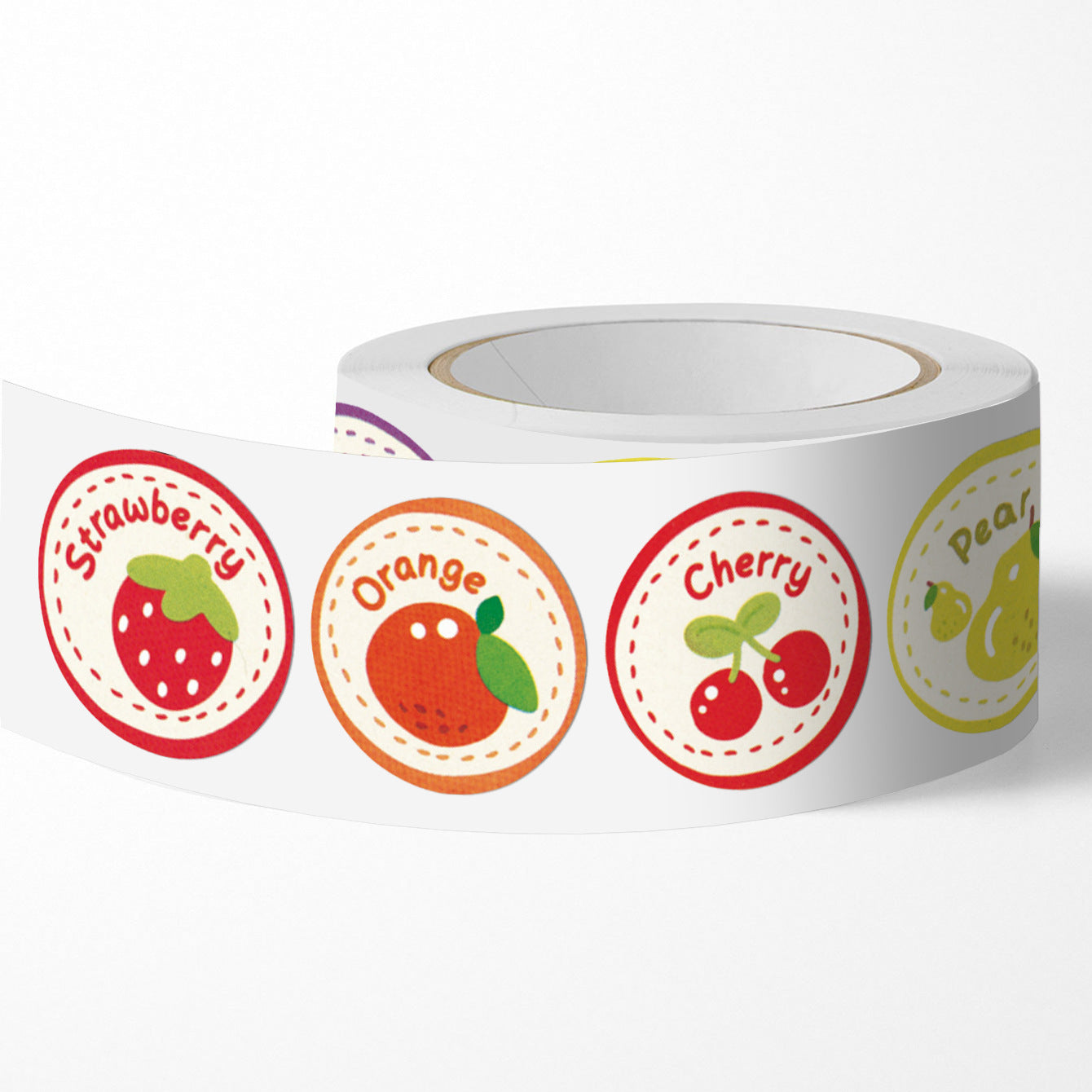 Fruit Copper Plate Sticker Roll Featuring High-Quality Material, Perfect For Decoration And Crafting
