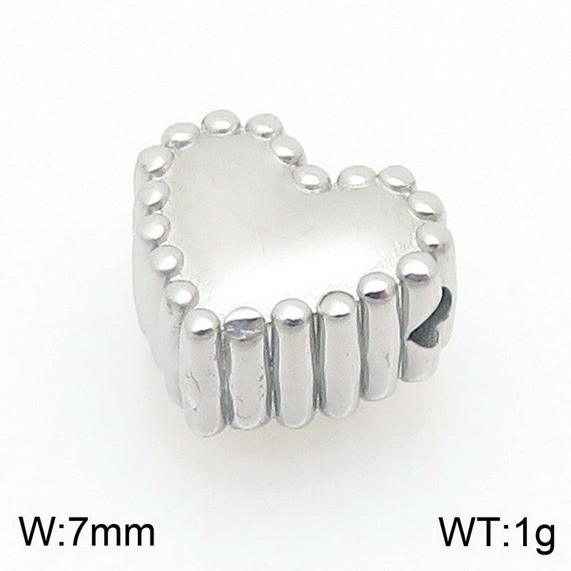 Heart Shape Pendant In 304 Stainless Steel With 18K Real Gold Plated 0.03µm PVD Coated Electroplated Finish, 1 Piece