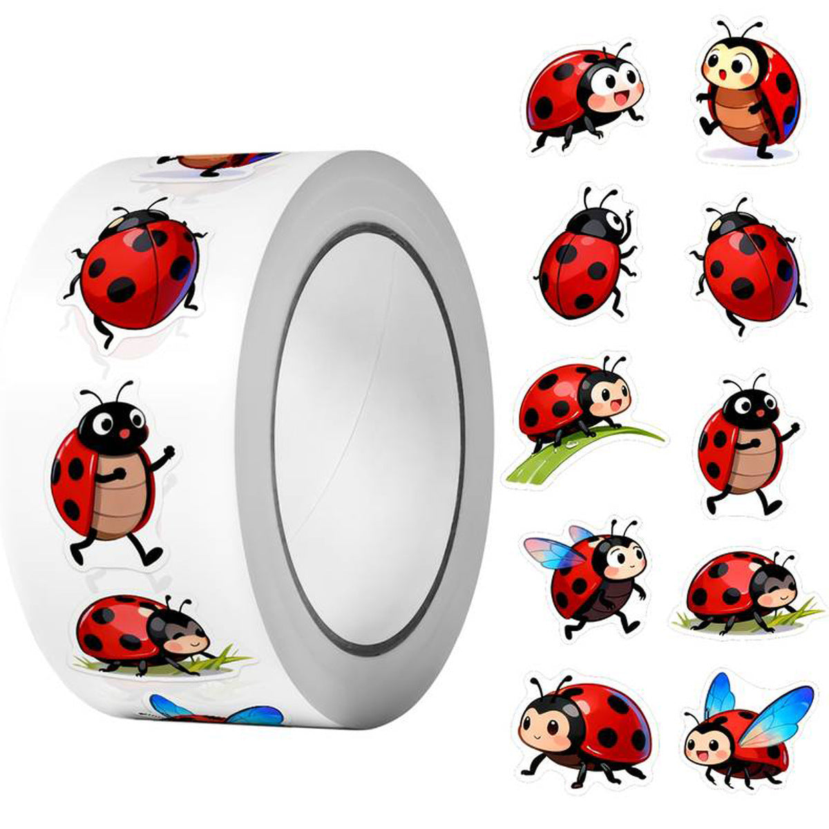 Cartoon Copper Plate Stickers For Stationery, Available As Fun And Durable Decorative Carton Stickers