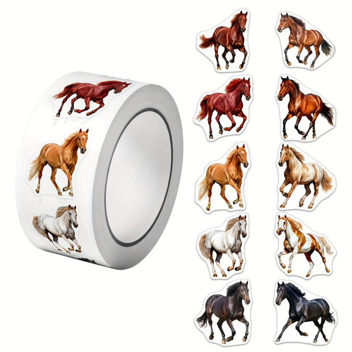 Cartoon Copper Plate Stickers For Stationery, Available As Fun And Durable Decorative Carton Stickers
