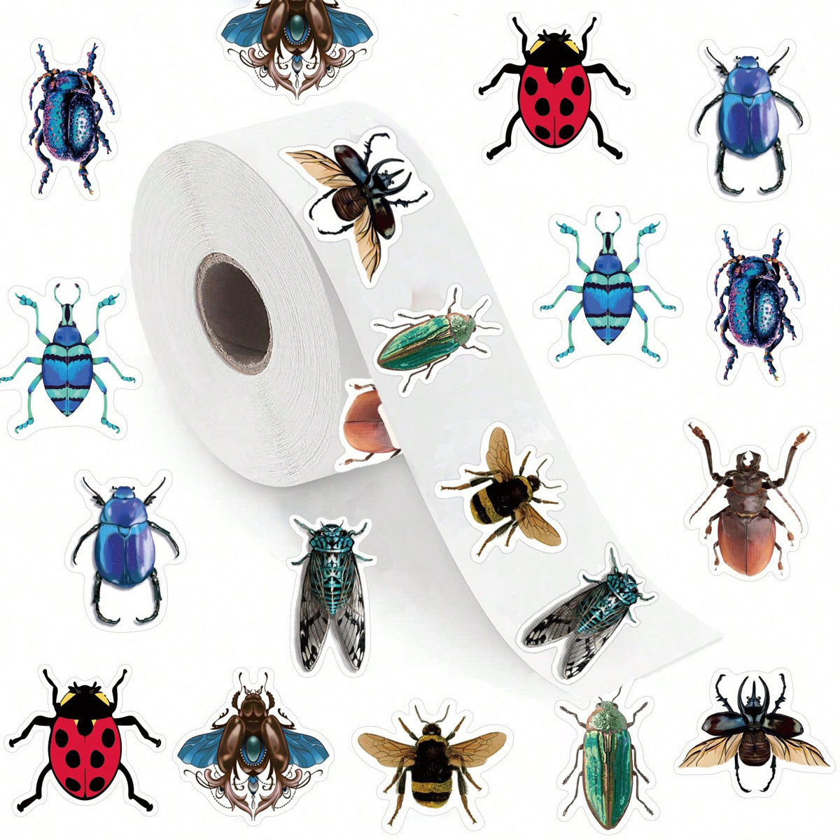 Cartoon Copper Plate Stickers For Stationery, Available As Fun And Durable Decorative Carton Stickers