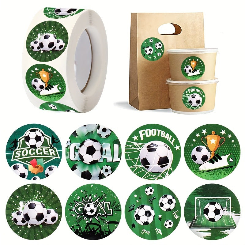 Football World Cup Match Stickers In 1 Roll Featuring Copper Plate Sticker Material