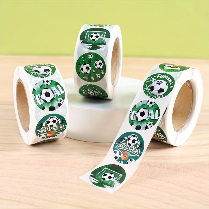 Football World Cup Match Stickers In 1 Roll Featuring Copper Plate Sticker Material