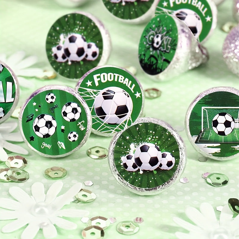 Football World Cup Match Stickers In 1 Roll Featuring Copper Plate Sticker Material