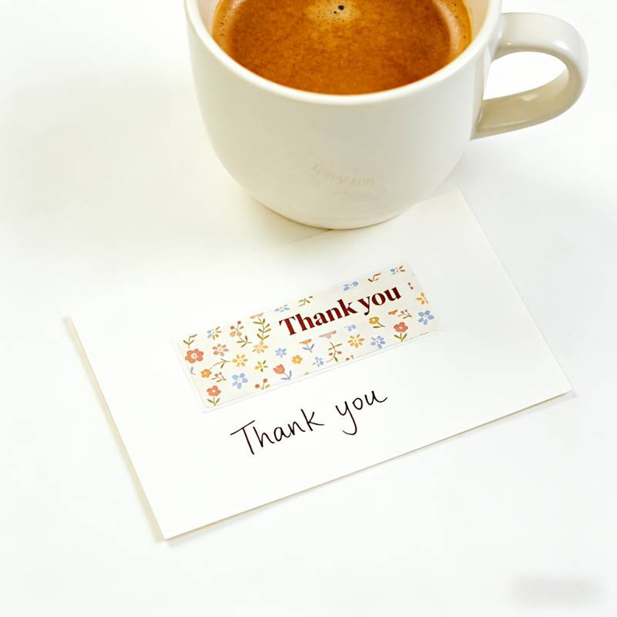 Flowers Paper Stickers, 1 Roll Of Decorative Floral Stickers For Stationery