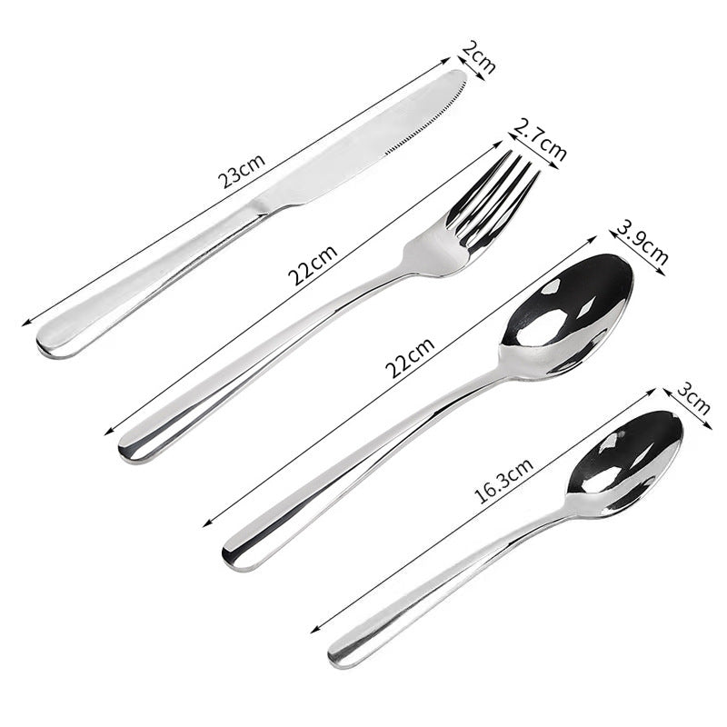 Elegant Solid Color Tableware Set With 304 Stainless Steel Inner Liner, Perfect For Birthday Celebrations
