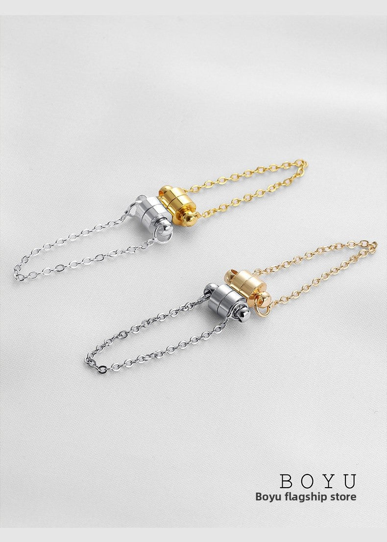 14k Gold Filled Jewelry Buckle With Magnetic Clasp Closure, Electroplated And 14K Real Gold Plated, 1 PCS Package In Gold