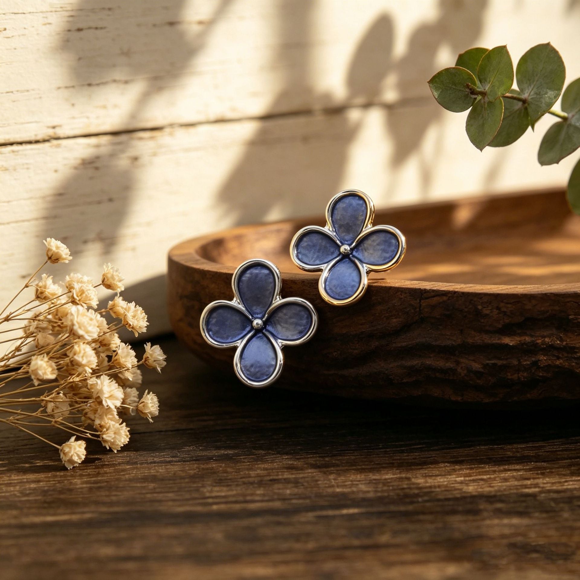 Handmade Lucky Heart Stud Earrings For Women With 304 Stainless Steel Zinc Alloy Material, Perfect For St. Patrick's Day