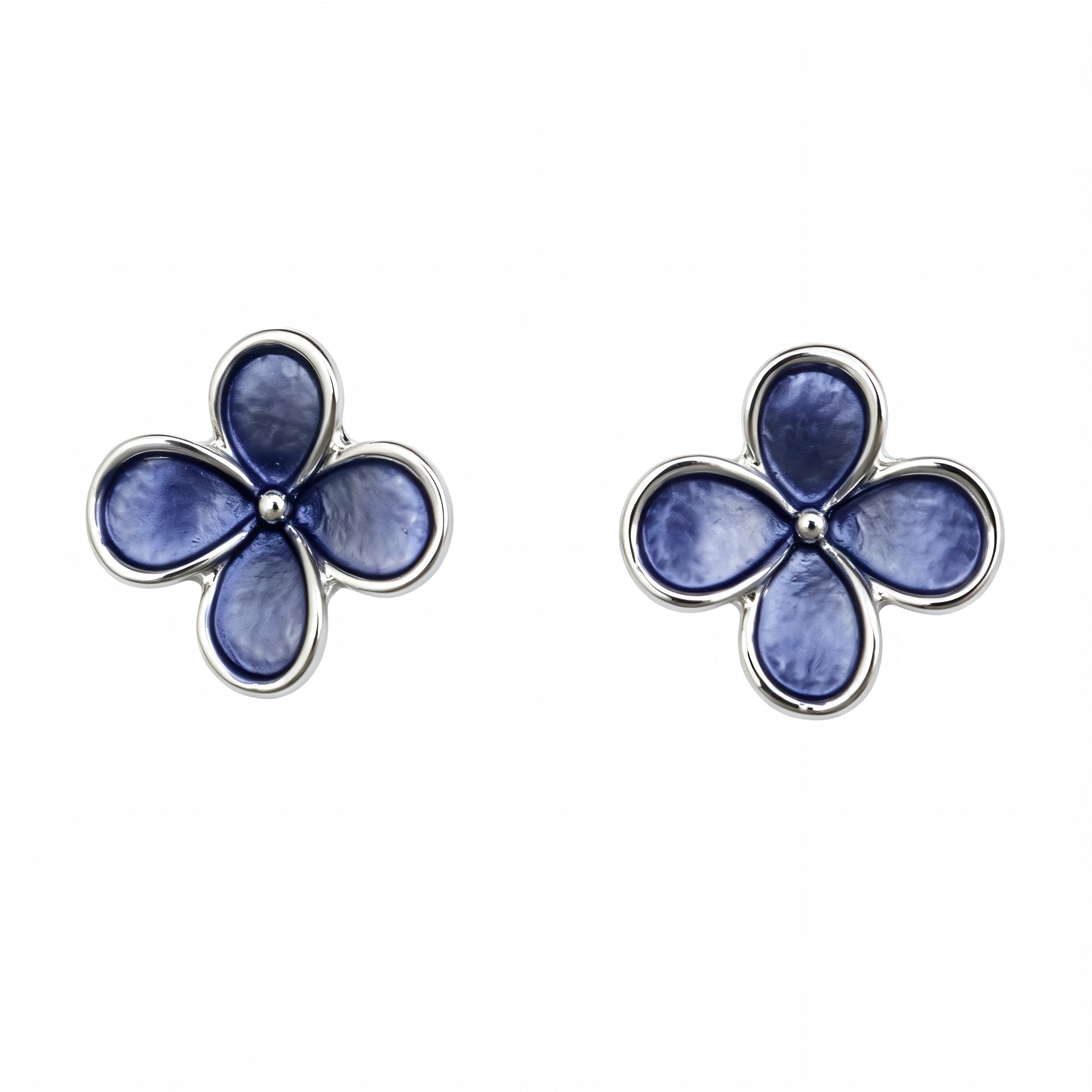 Handmade Lucky Heart Stud Earrings For Women With 304 Stainless Steel Zinc Alloy Material, Perfect For St. Patrick's Day