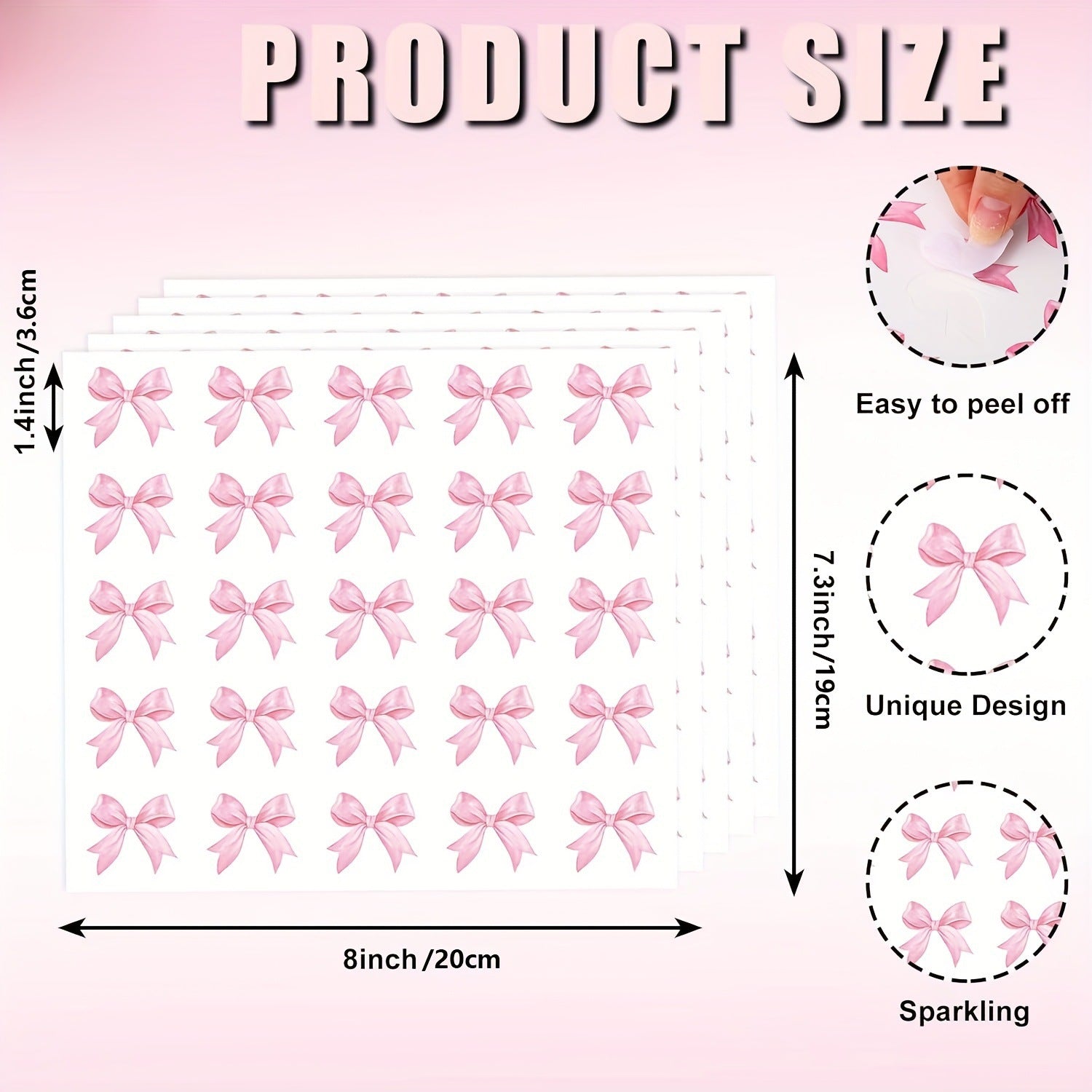 Bow Tie Paper Stickers, Creative Stationery For Decoration And Craft Projects