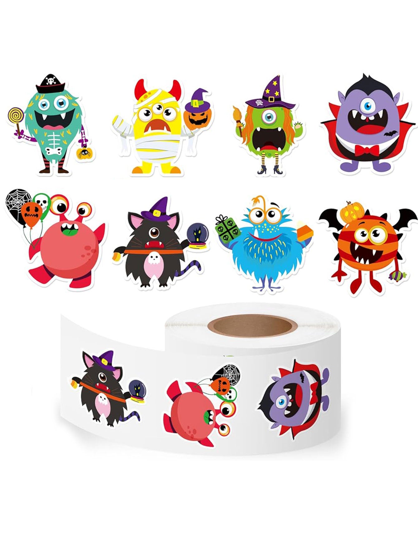 Halloween Graffiti Stickers In PVC Self-Adhesive Material, Perfect For Festival Decoration