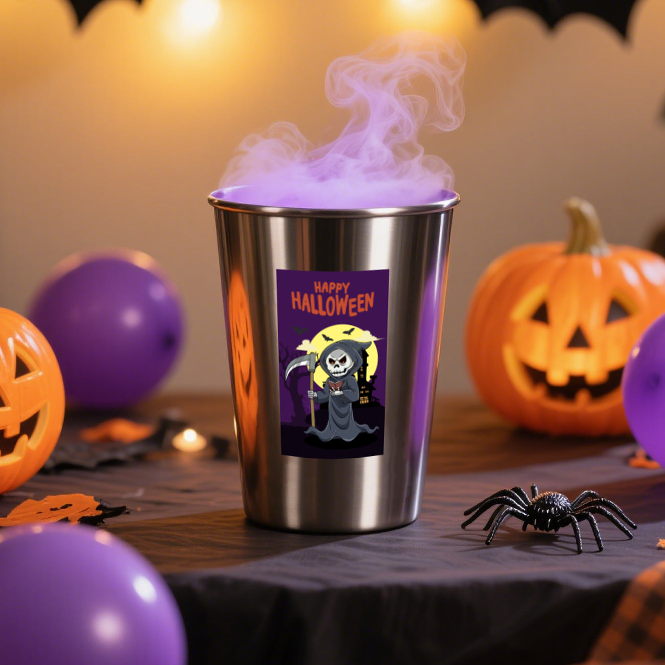 Halloween Graffiti Stickers In Festival Style Made Of Durable PVC Self-Adhesive Material For Creative Decoration