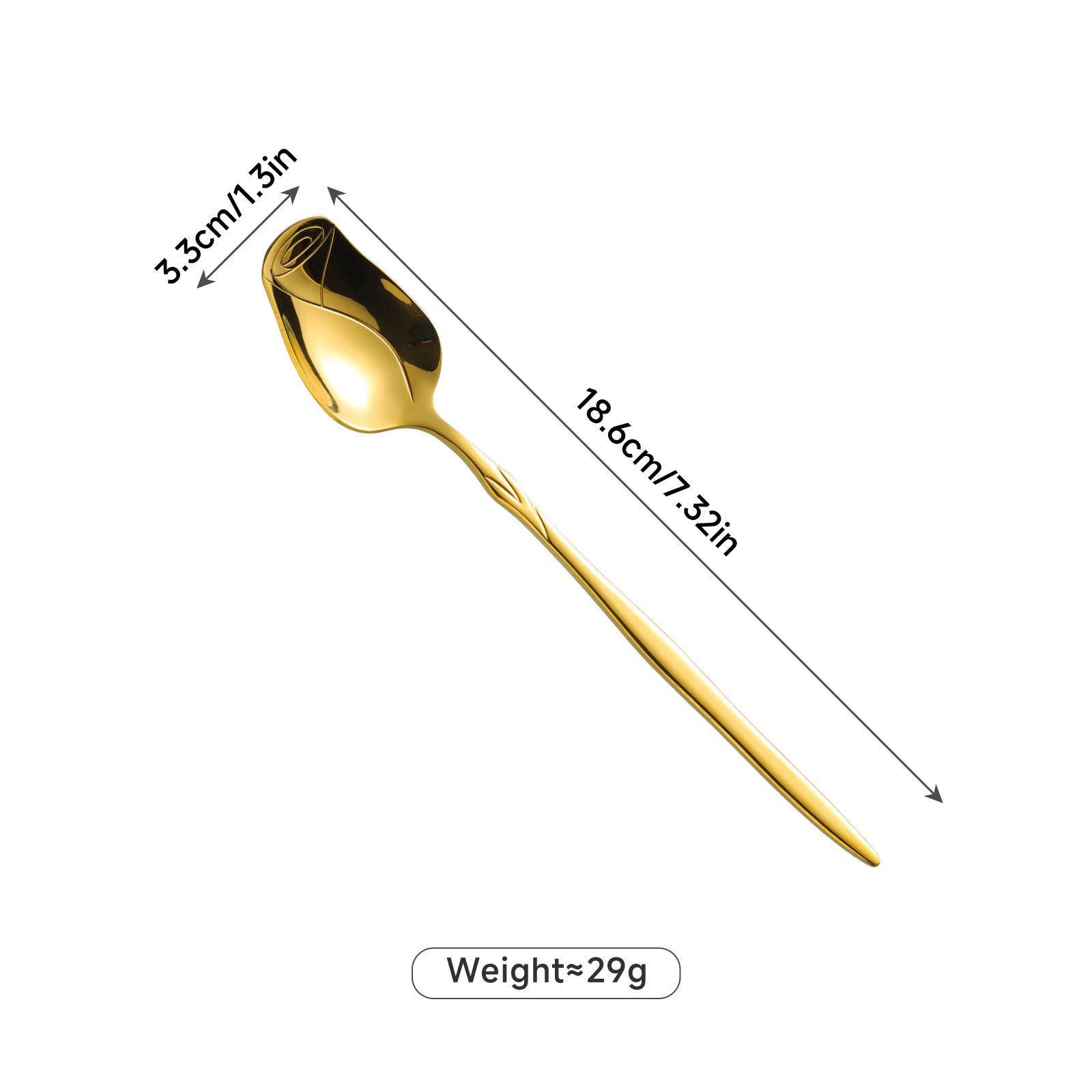 Cute Solid Color Spoon For Kitchen And Dining, Perfect For Western Tableware