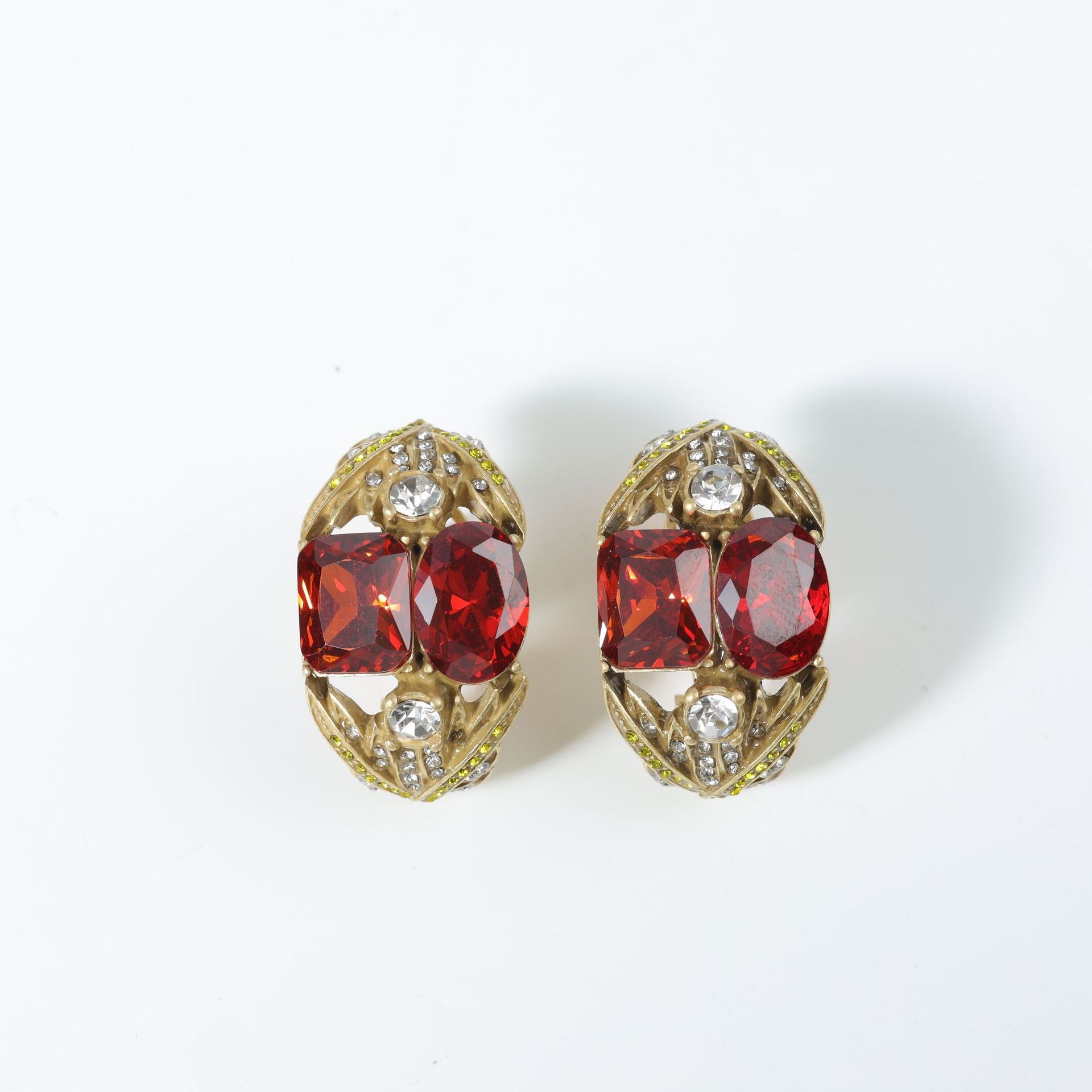 Butterfly Enamel Stud Earrings For Women With 925 Sterling Silver Posts And Electroplated Copper Alloy Featuring Rhinestone Inlay