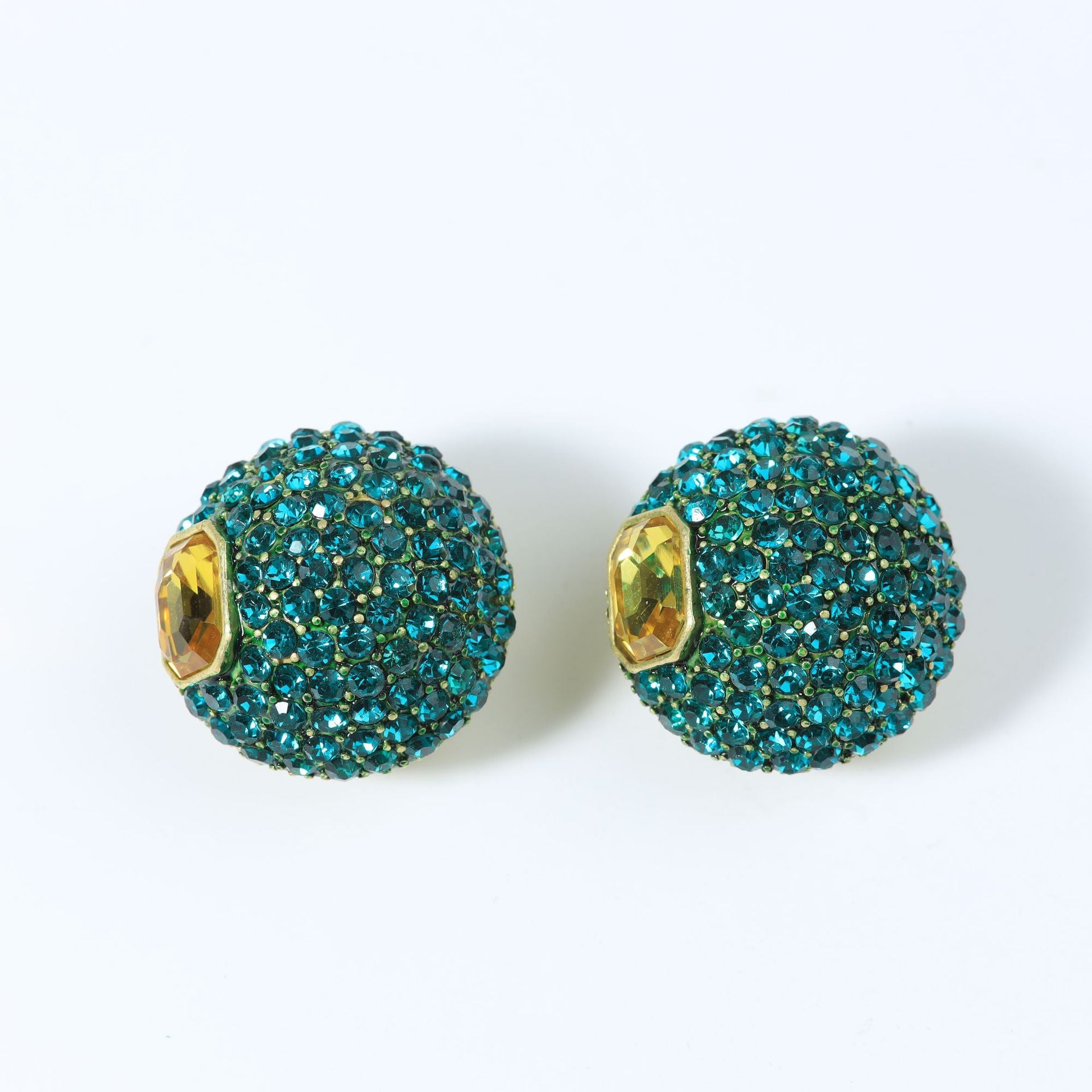 Butterfly Enamel Stud Earrings For Women With 925 Sterling Silver Posts And Electroplated Copper Alloy Featuring Rhinestone Inlay