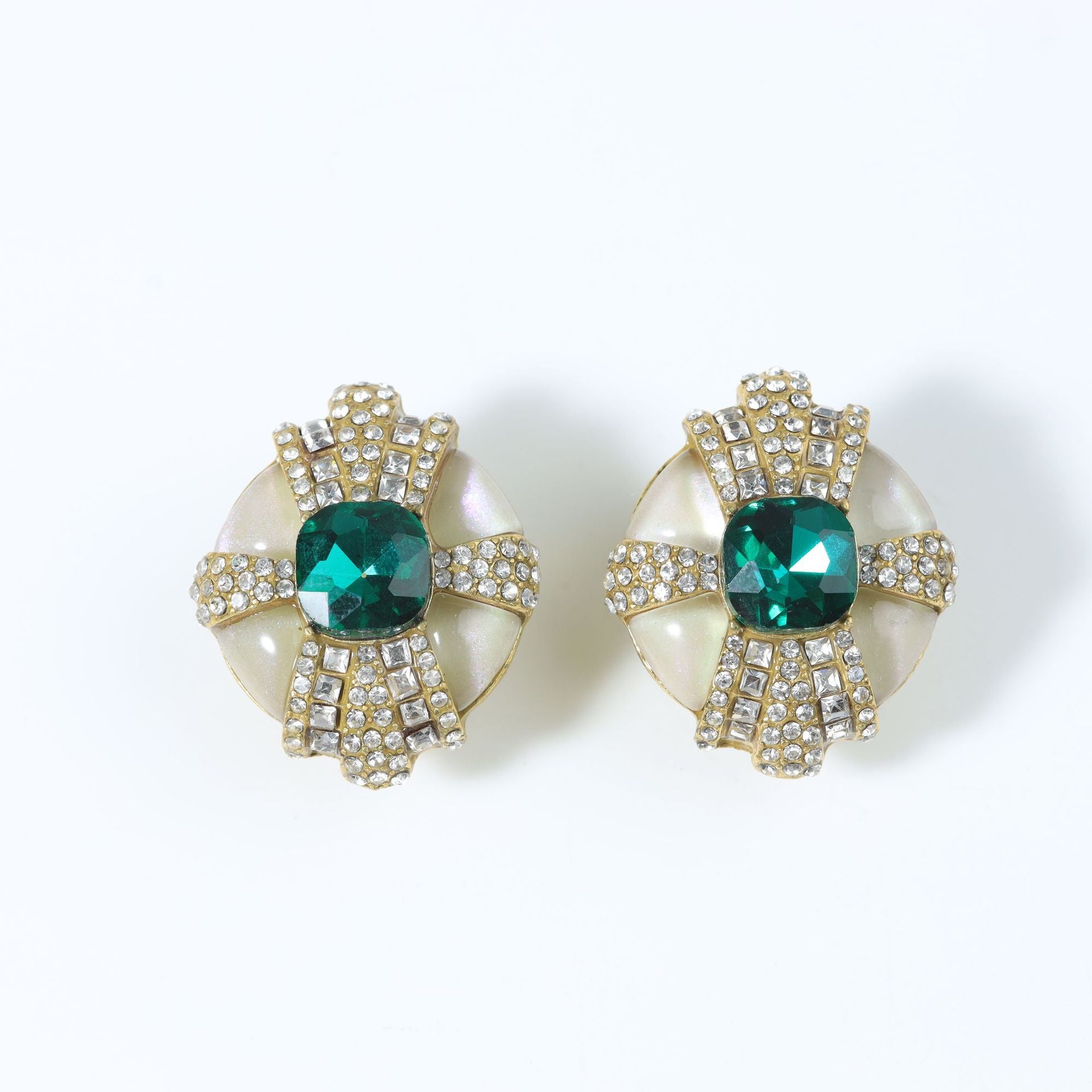 Butterfly Enamel Stud Earrings For Women With 925 Sterling Silver Posts And Electroplated Copper Alloy Featuring Rhinestone Inlay