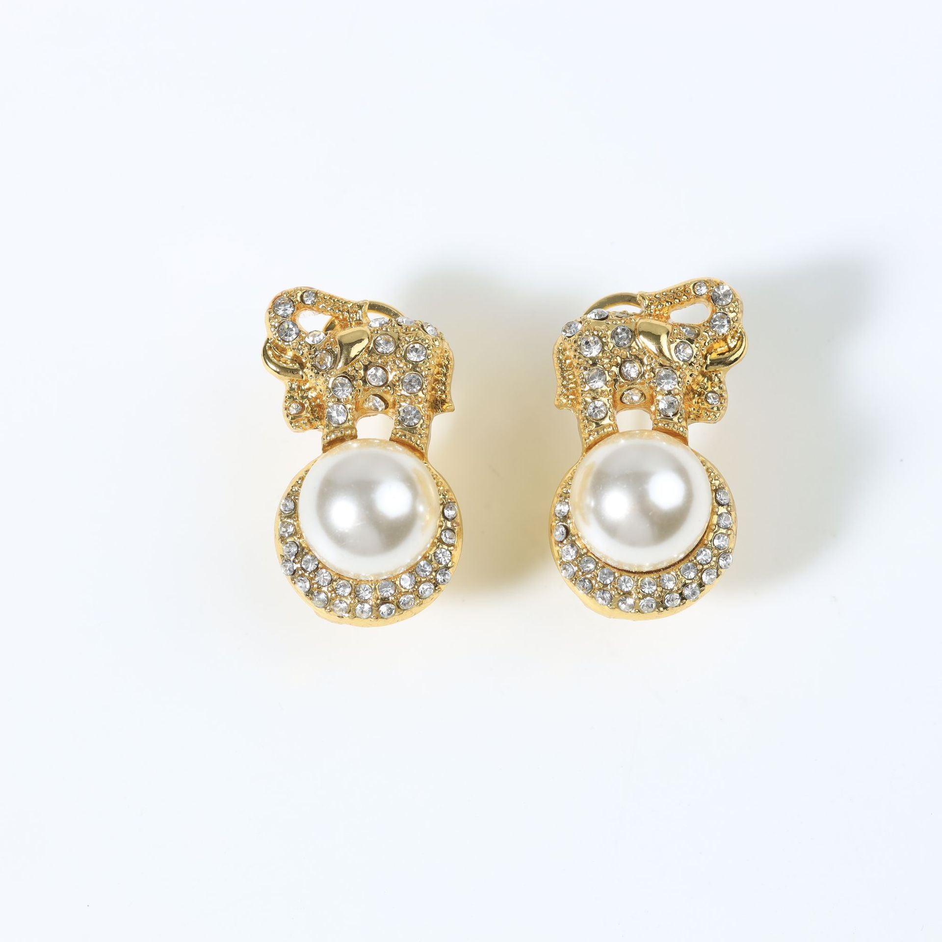 Butterfly Enamel Stud Earrings For Women With 925 Sterling Silver Posts And Electroplated Copper Alloy Featuring Rhinestone Inlay