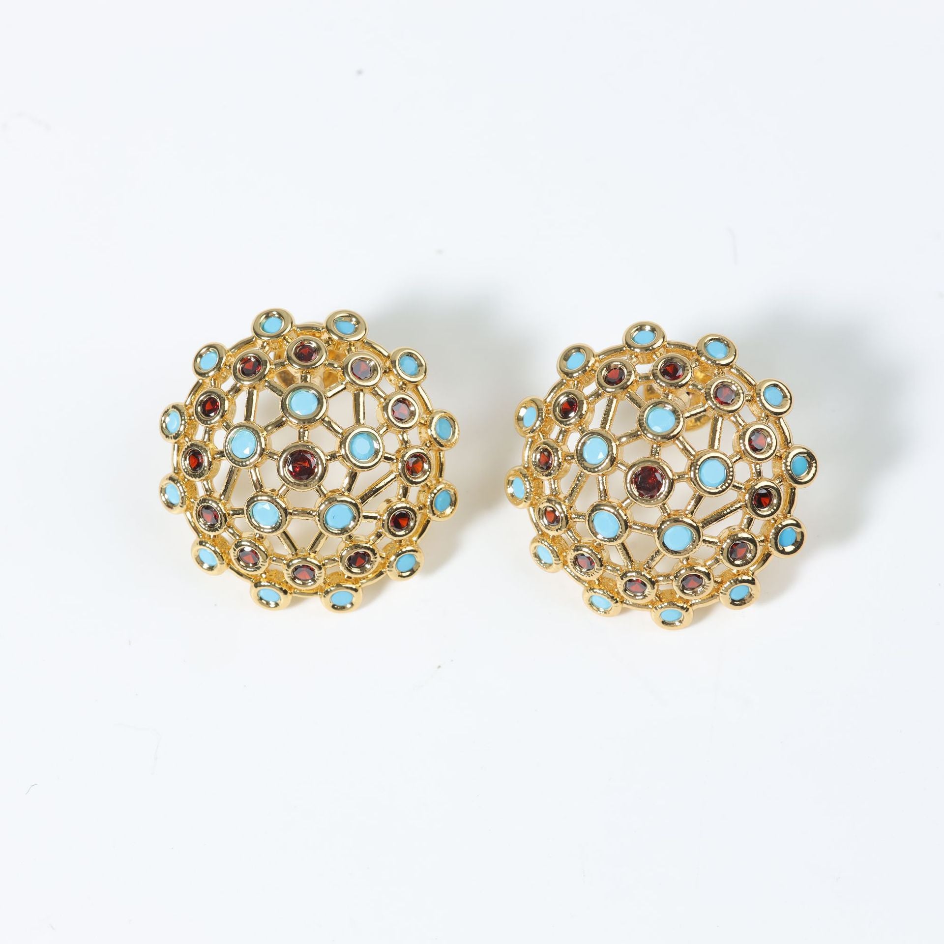 Butterfly Enamel Stud Earrings For Women With 925 Sterling Silver Posts And Electroplated Copper Alloy Featuring Rhinestone Inlay