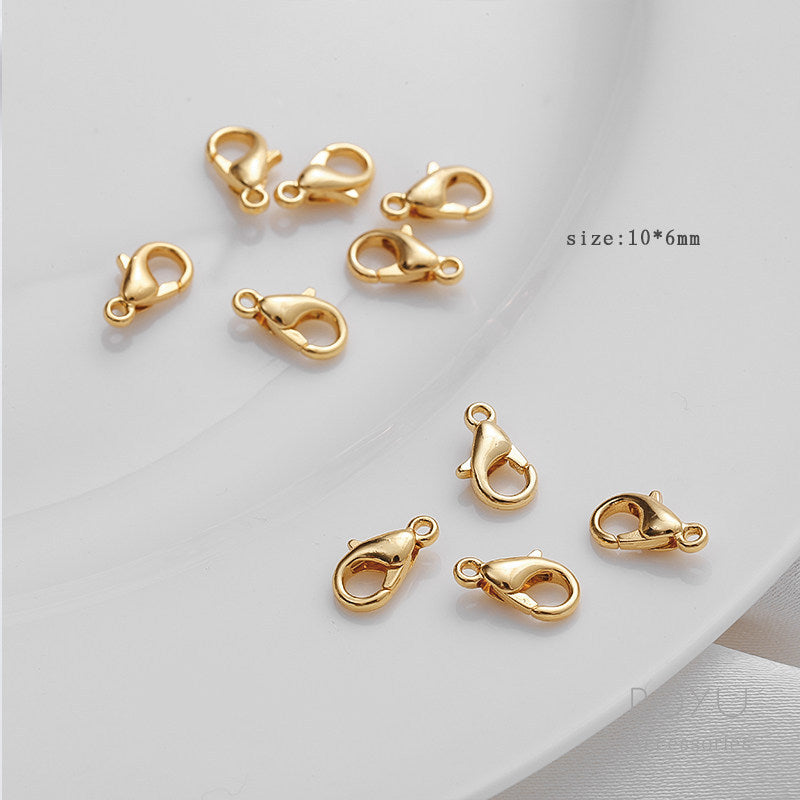 Original Design 14k Gold Filled Lobster Clasp Jewelry Accessory Featuring UV Plating And Lobster Trigger Clasp Closure
