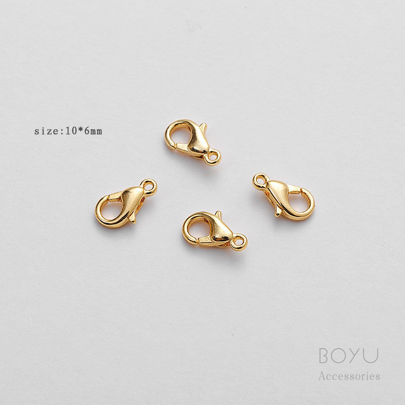 Original Design 14k Gold Filled Lobster Clasp Jewelry Accessory Featuring UV Plating And Lobster Trigger Clasp Closure