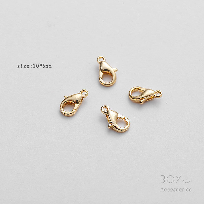 Original Design 14k Gold Filled Lobster Clasp Jewelry Accessory Featuring UV Plating And Lobster Trigger Clasp Closure
