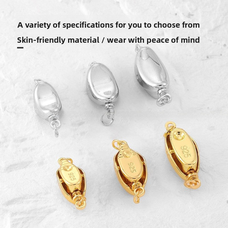 1 PCS Copper Cord End Cap With 18K Real Gold Plated Electroplated Finish In Gold For Jewelry Making