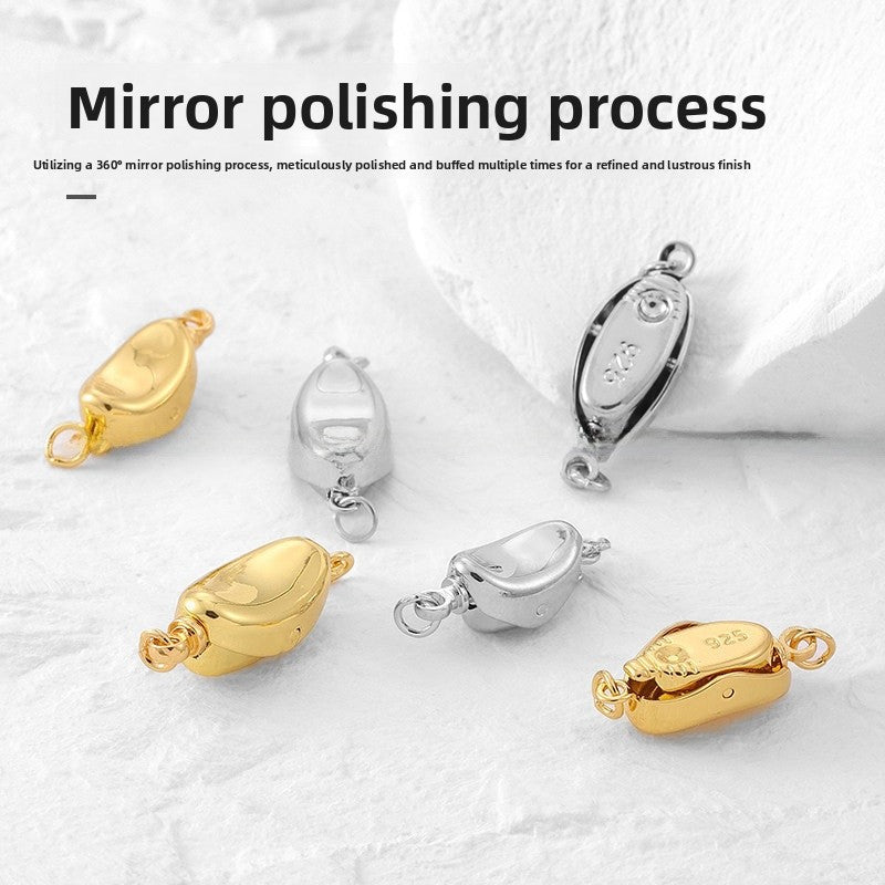 1 PCS Copper Cord End Cap With 18K Real Gold Plated Electroplated Finish In Gold For Jewelry Making
