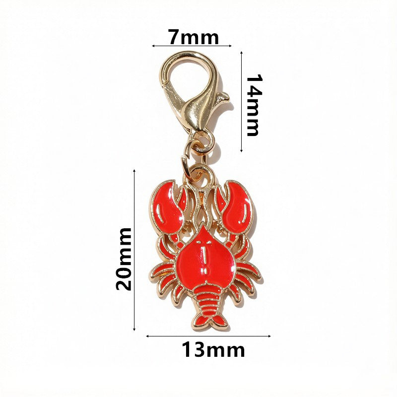 French Style Tortoise Pendant With Enamel Craft, Zinc Material, And Lobster Trigger Clasp Closure