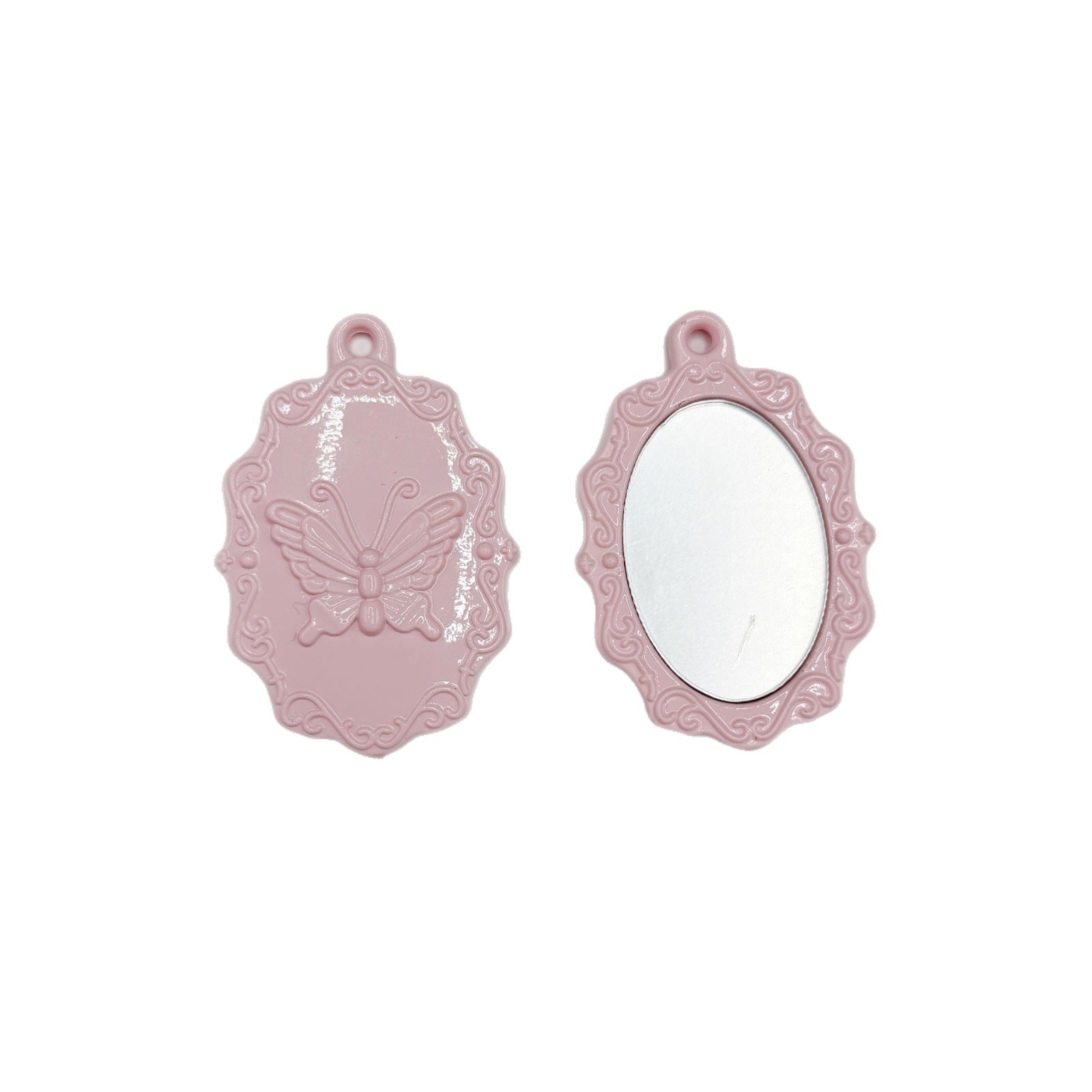 Butterfly Acrylic Pendant With Stoving Varnish In Natural Pink, Sweet Style Jewelry Accessories