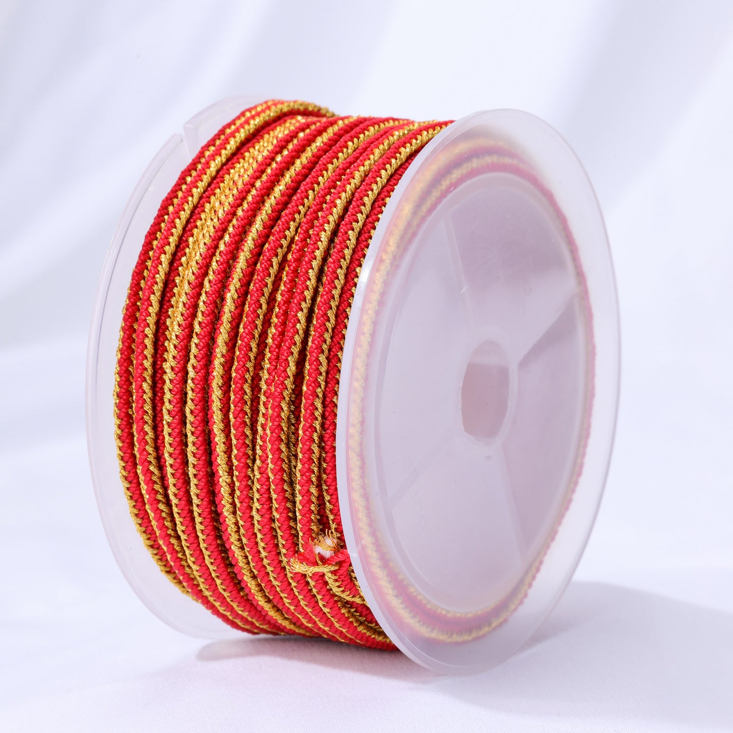 Colour Braid Nylon Rope, 1 Roll With 3mm Diameter, Ideal For Accessories And Crafts