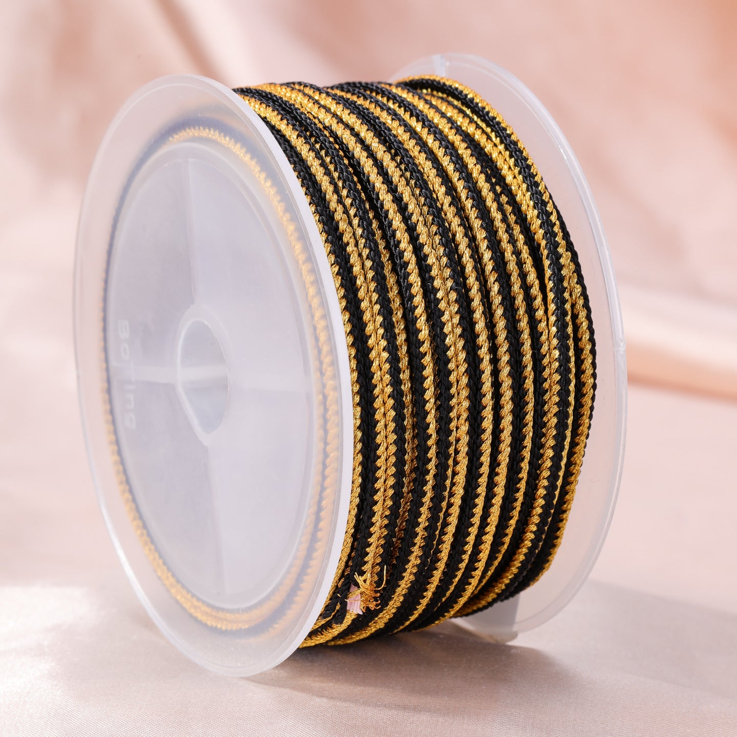 Red Nylon Braid Rope Featuring Wear-Resistant Synthesis Material, Handmade Style Accessory