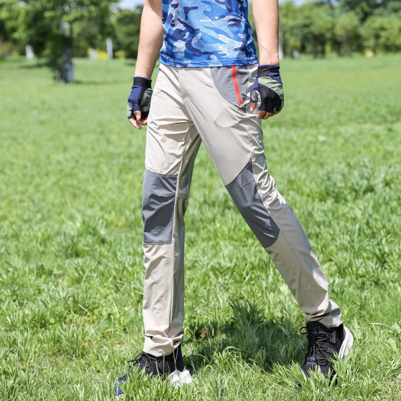 Men's Sport Mesh Casual Pants In Full Length, Made With Durable Nylon Fabric For Active Wear