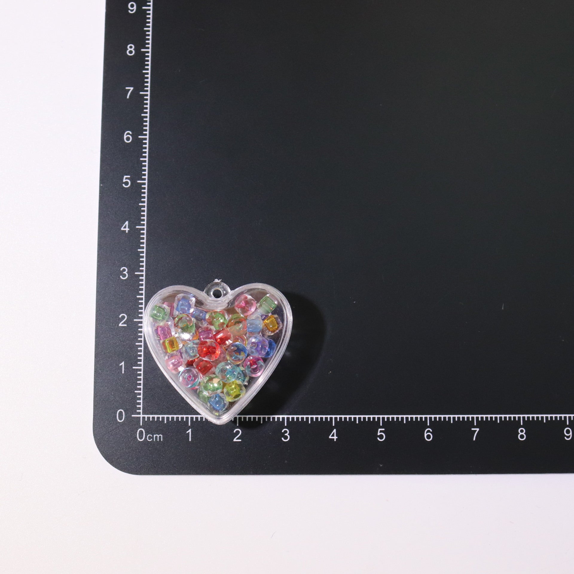 Heart Shape Acrylic Pendant In Sweet Style, Perfect Jewelry Accessory In Colour Finish