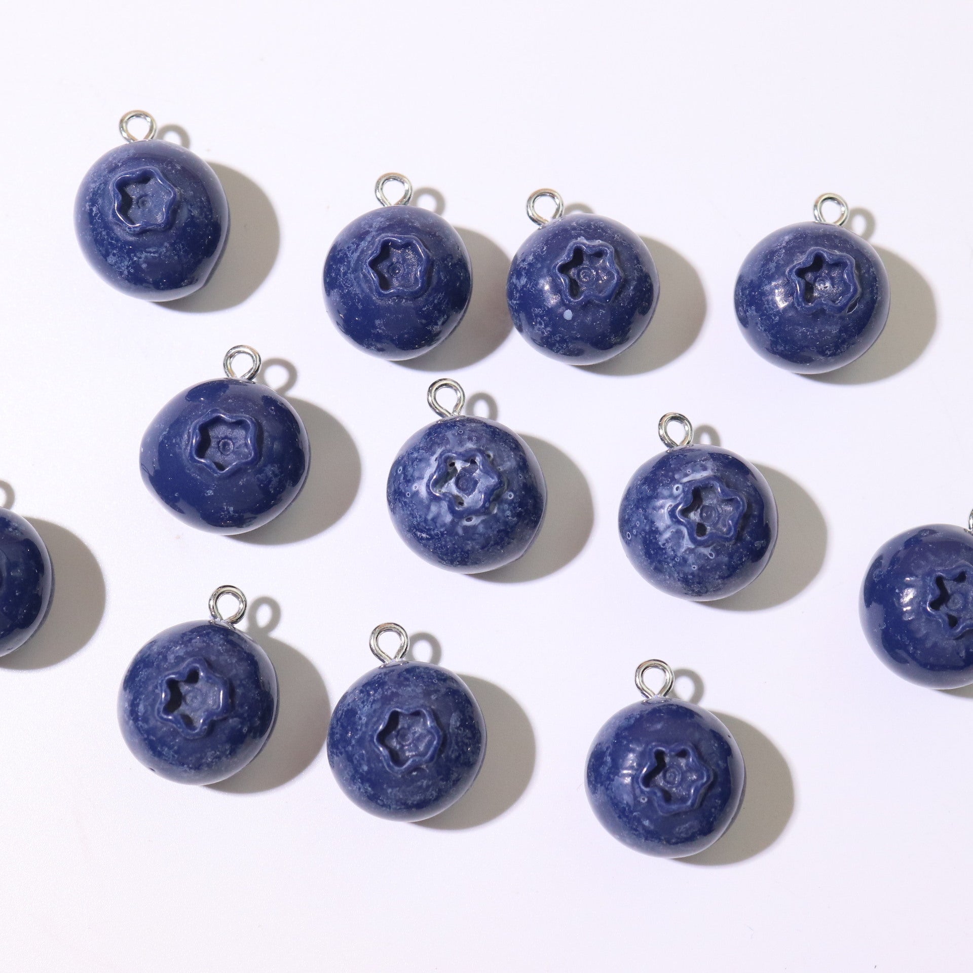 Cute Fruit Resin Pendant With Stoving Varnish Craft, Jewelry Accessories