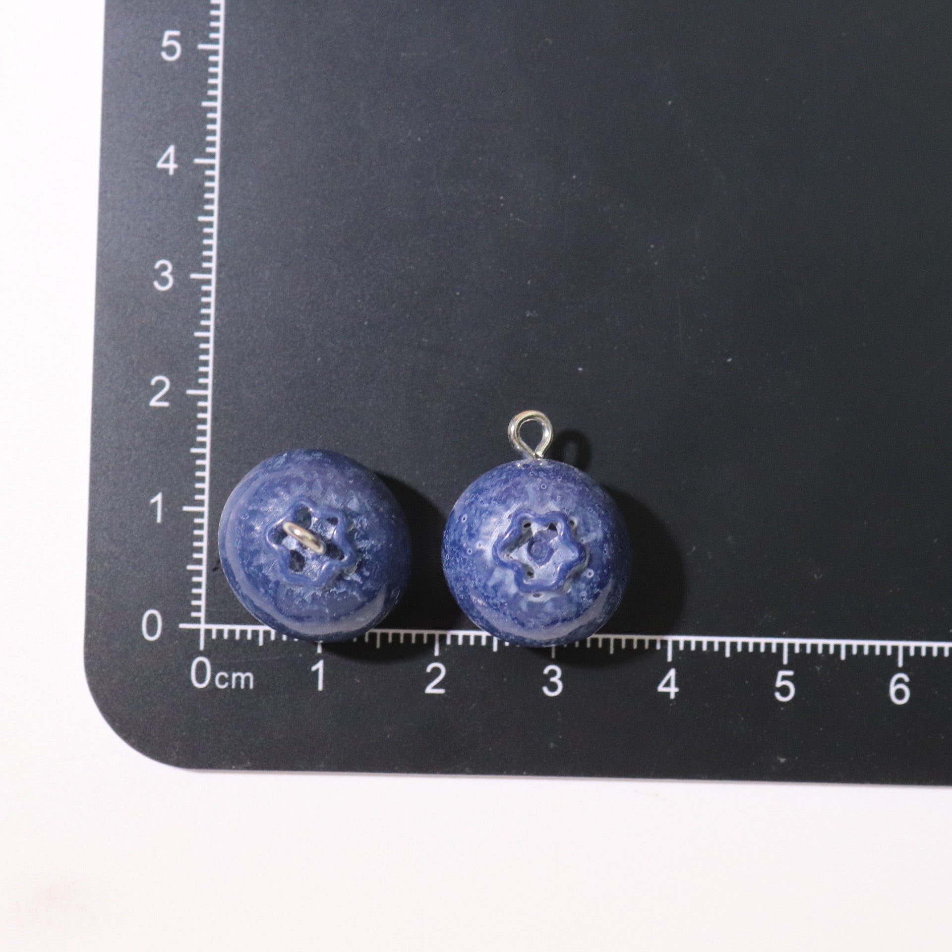 Cute Fruit Resin Pendant With Stoving Varnish Craft, Jewelry Accessories