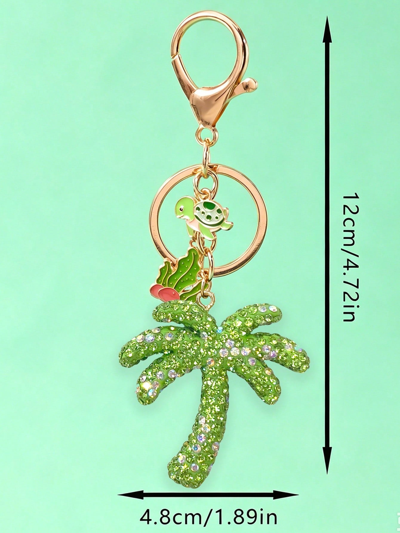 Beach Style Tree Bag Charm In Alloy, Perfect Bag Pendant Accessory