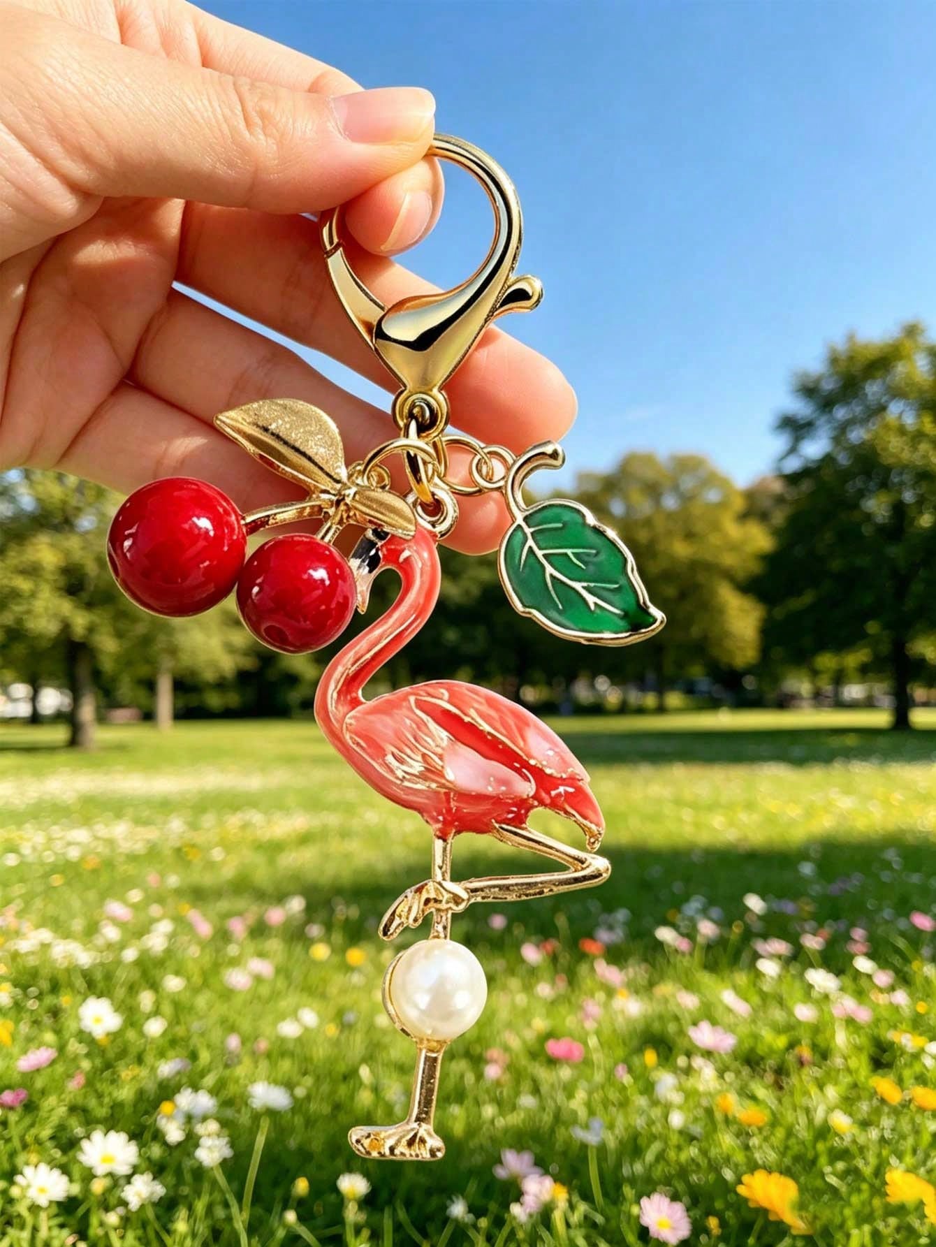 Beach Style Animal Alloy Bag Charm Pendant, Perfect Accessory For Your Bag