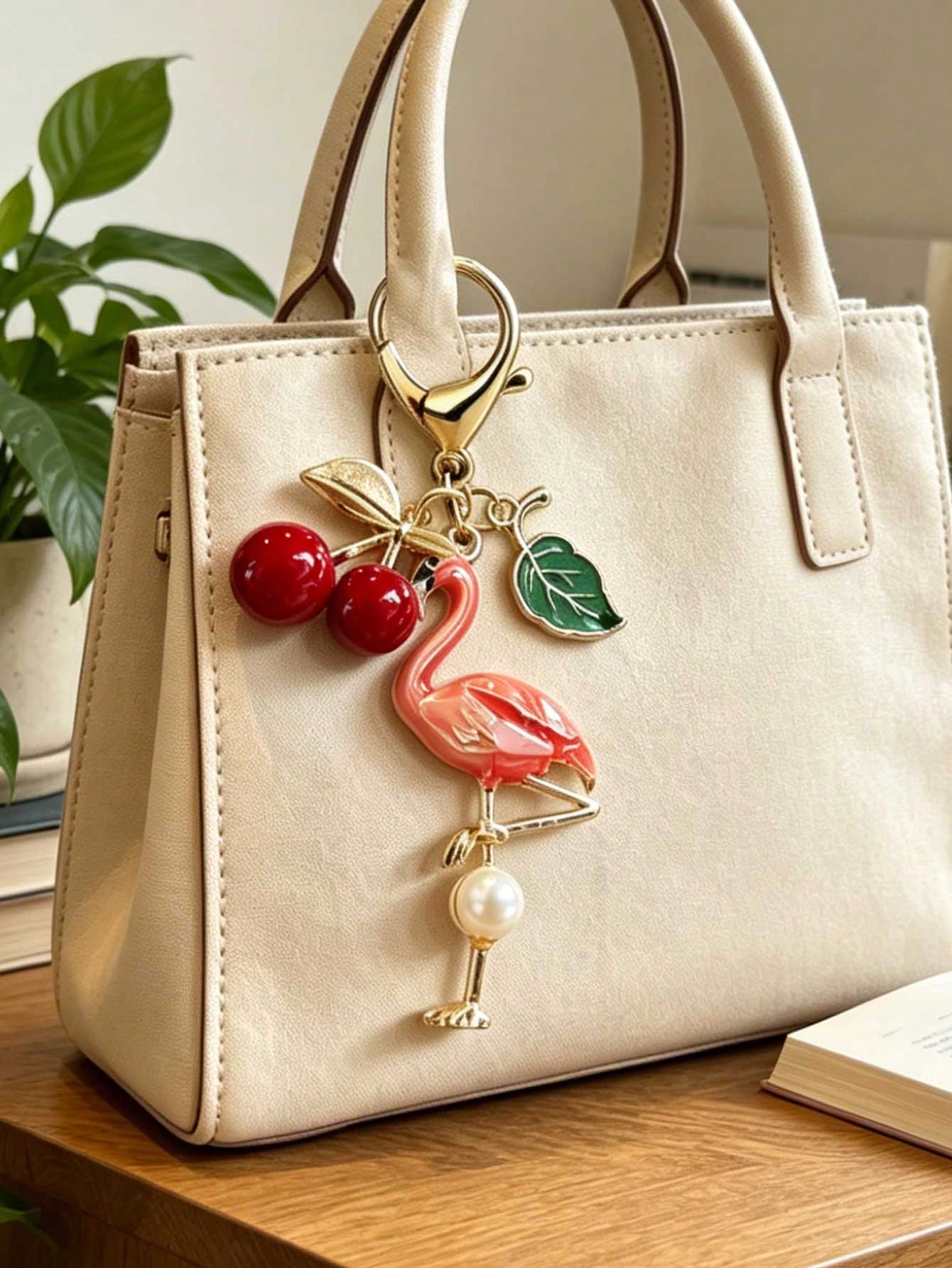 Beach Style Animal Alloy Bag Charm Pendant, Perfect Accessory For Your Bag