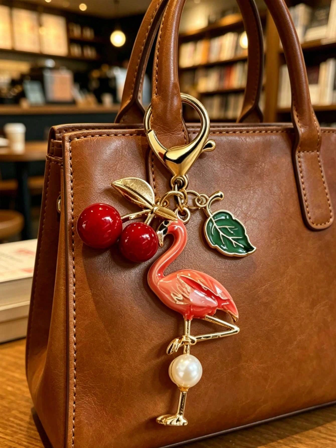 Beach Style Animal Alloy Bag Charm Pendant, Perfect Accessory For Your Bag