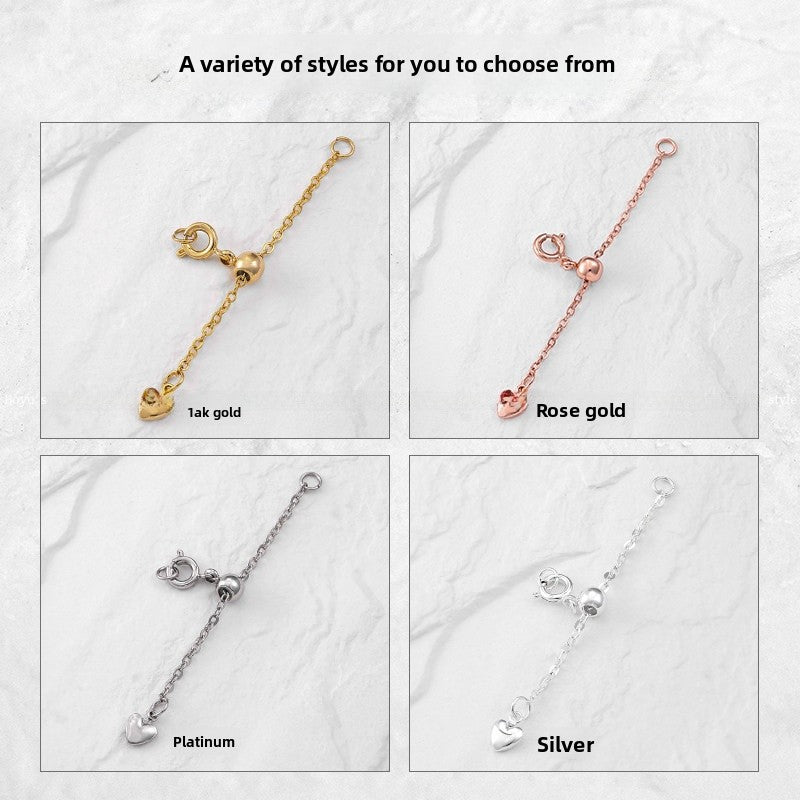 1 PCS Copper Extension Chain With 18K Real Gold Plated Electroplated Finish In Gold For Jewelry Accessories