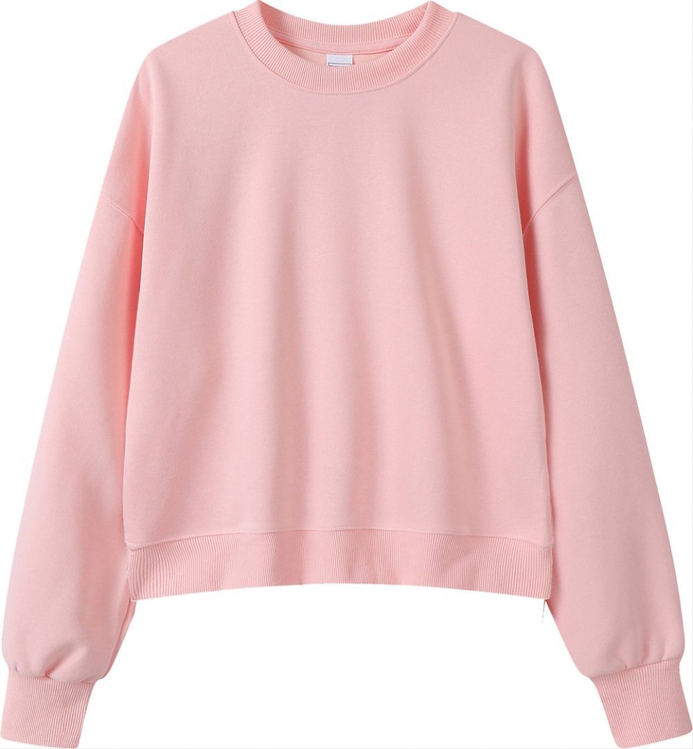 Men's Solid Color Apricot Hoodie With Long Sleeve In Cotton Blends Fabric