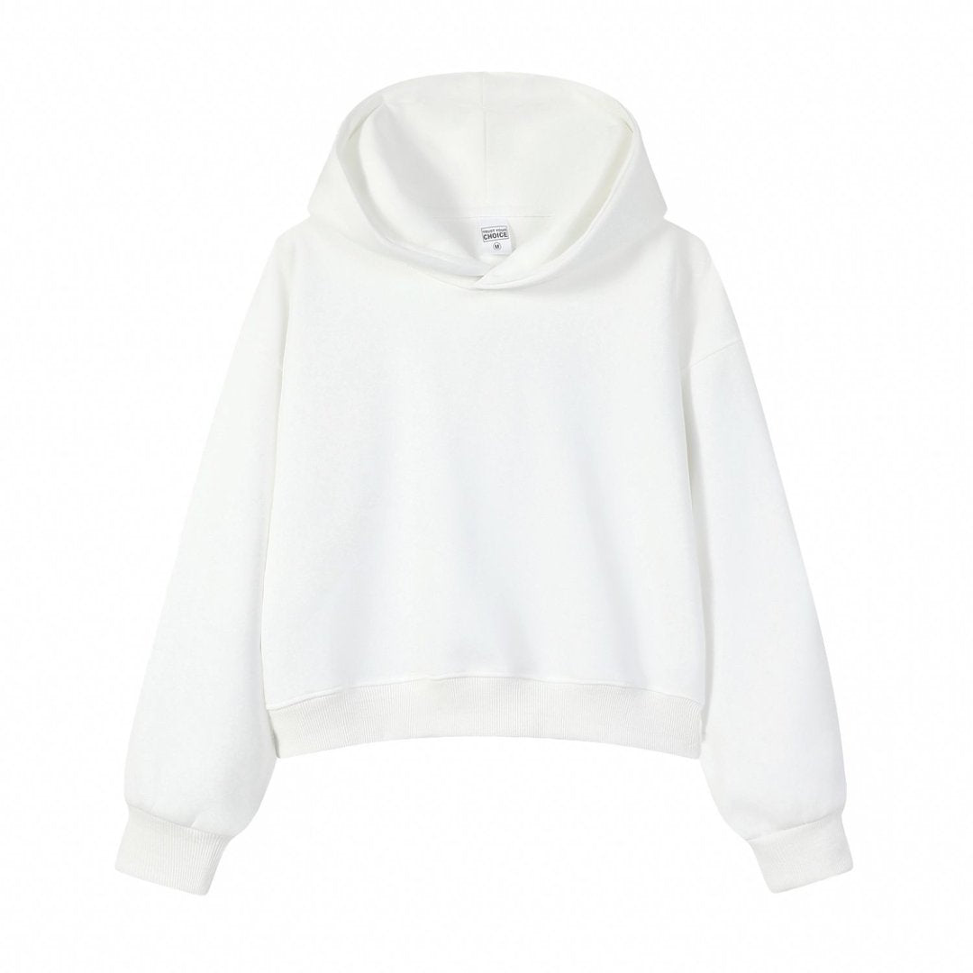 Men's Navy Blue Solid Color Hoodie With Long Sleeve In Cotton Blends Featuring Zipper Closure