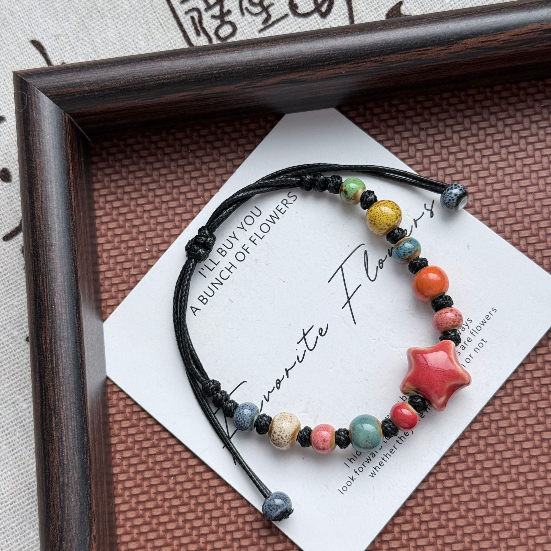 Handmade Tribal Ceramic Bracelets In Ethnic Style For Unisex, Available In Various Colours