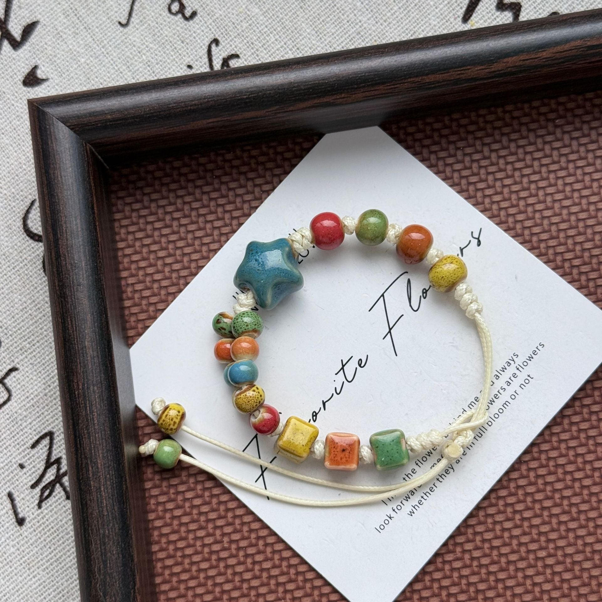 Handmade Tribal Ceramic Bracelets In Ethnic Style For Unisex, Available In Various Colours