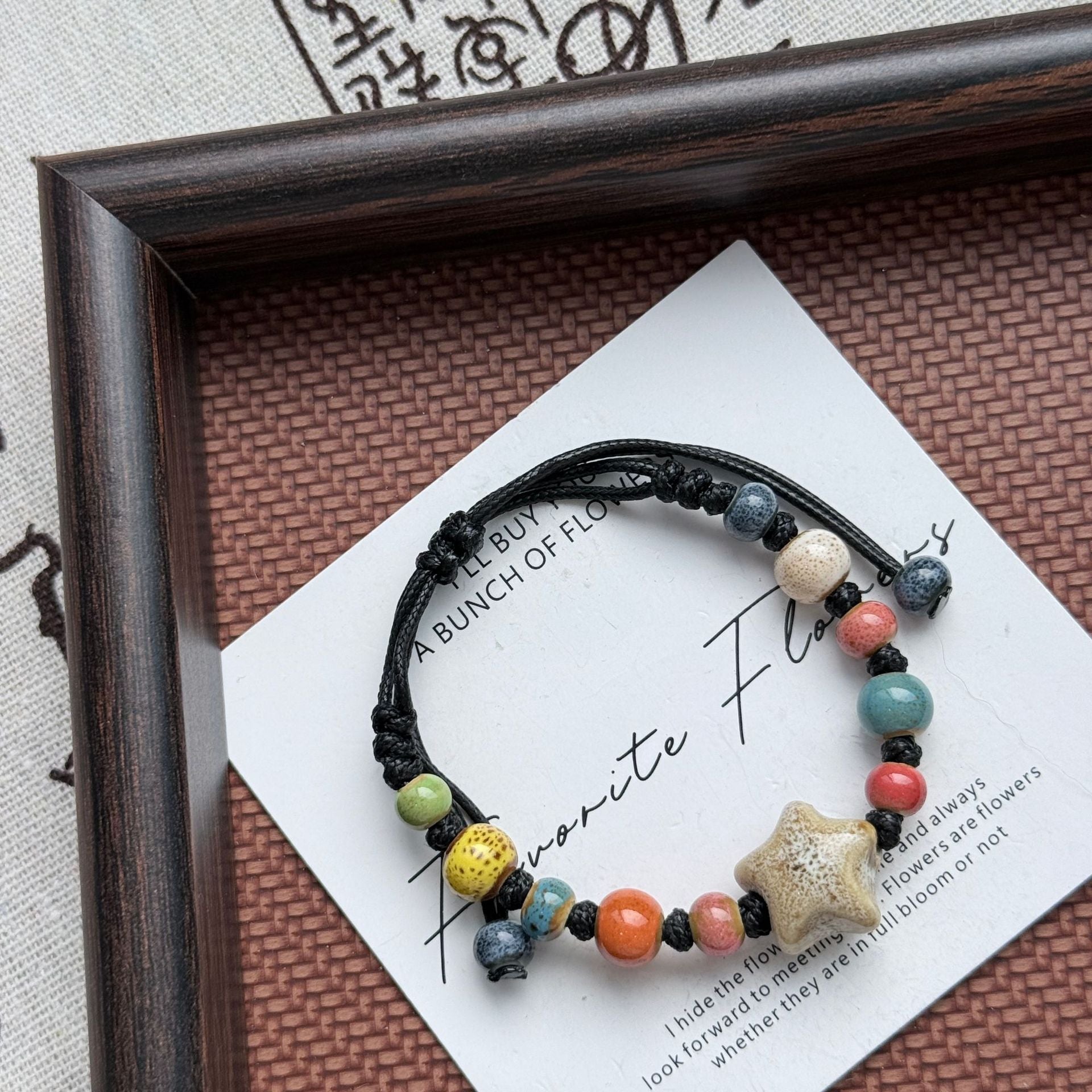 Handmade Tribal Ceramic Bracelets In Ethnic Style For Unisex, Available In Various Colours